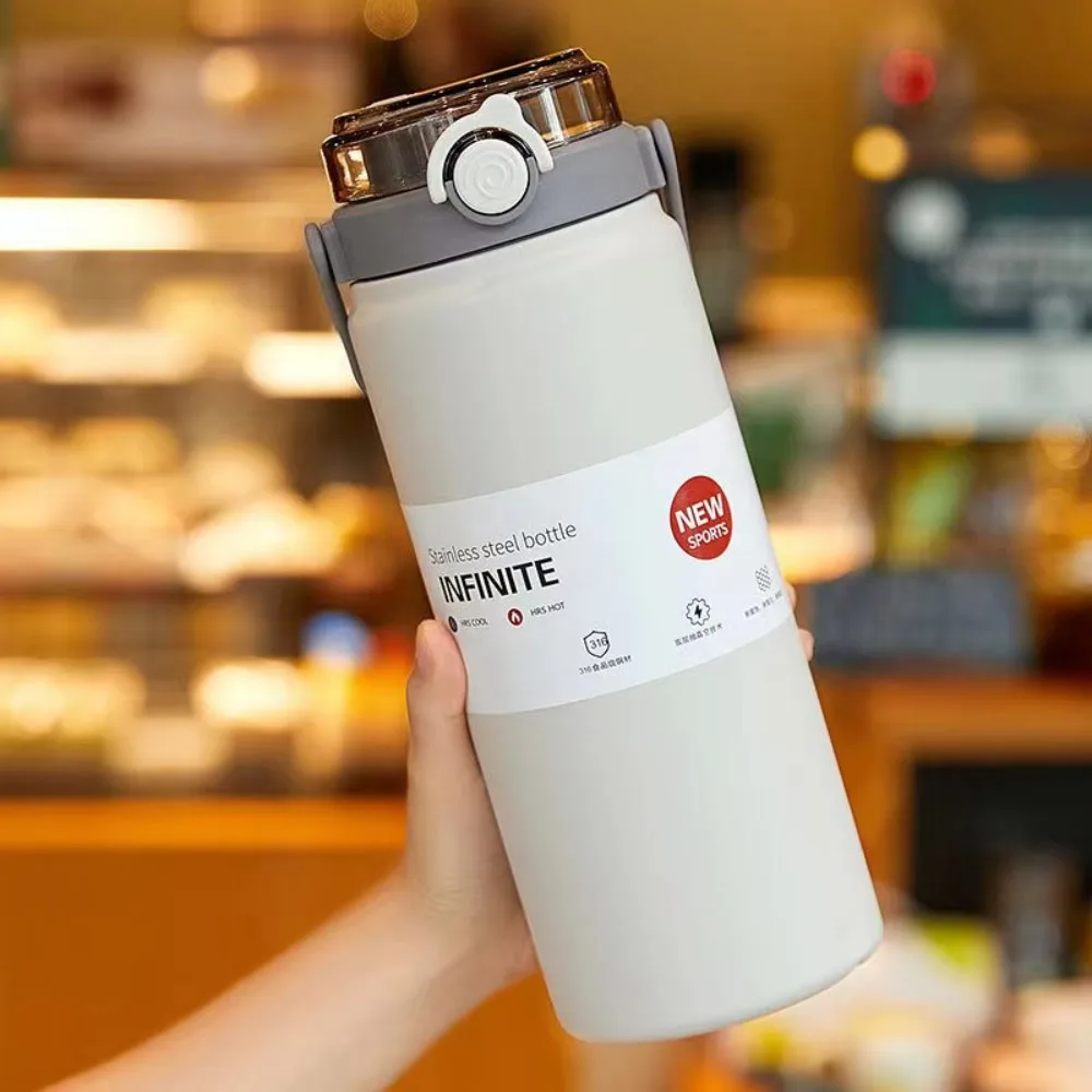 Gym Drinkware 1L/1.2L Thermos Cup Stainless Steel Keep Hot/Cold Straw Thermal Bottle Large Capacity Vacuum Flask Camping
Gym Drinkware 1L/1.2L Thermos Cup Stainless Steel Keep Hot/Cold Straw Thermal Bottle Large Capacity Vacuum Flask Camping