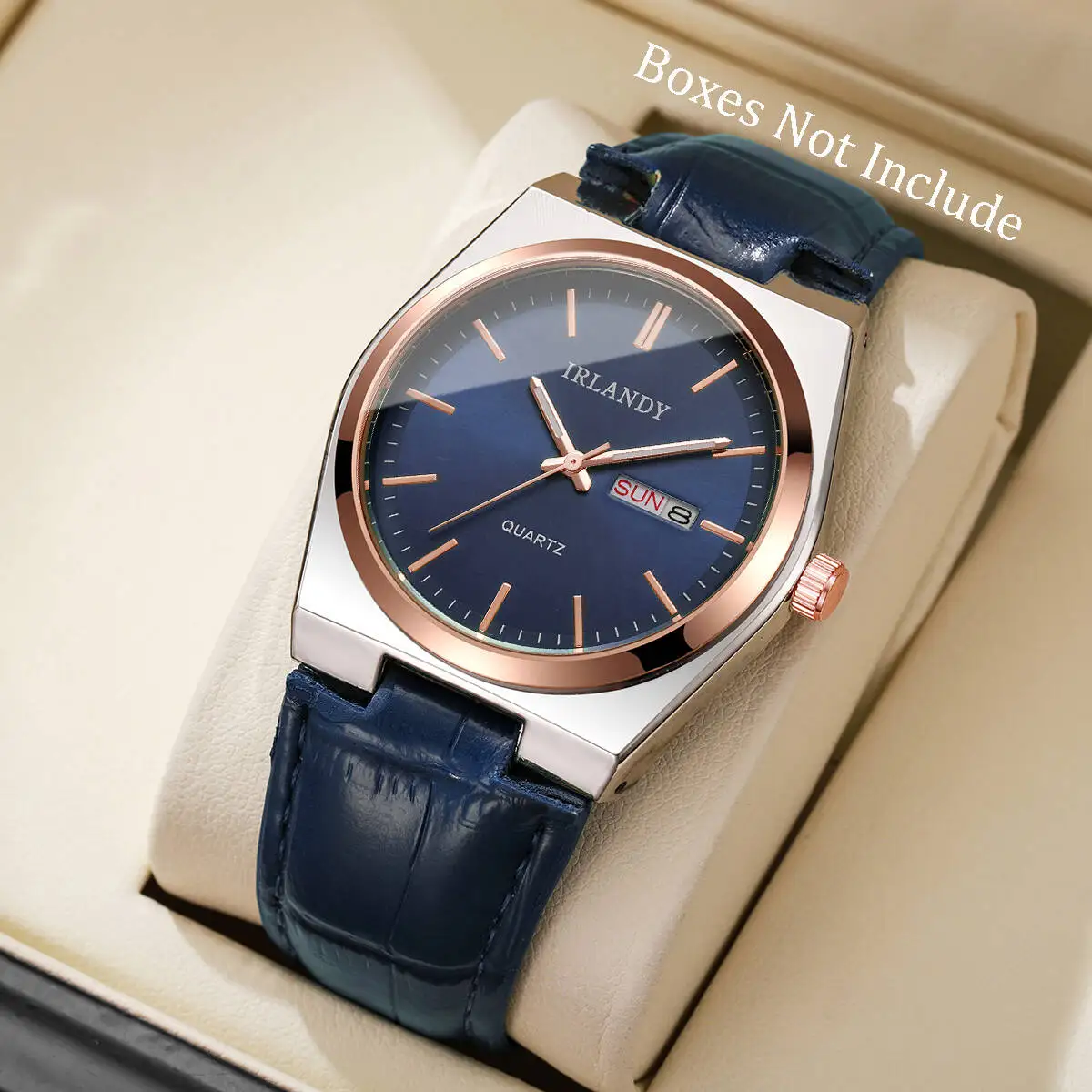 Модные мужские деловые часы с календарем, повседневные кварцевые наручные часы с кожаным ремешком Reloj Hombre (без коробки)
Модные мужские деловые часы с календарем, повседневные кварцевые наручные часы с кожаным ремешком Reloj Hombre (без коробки)