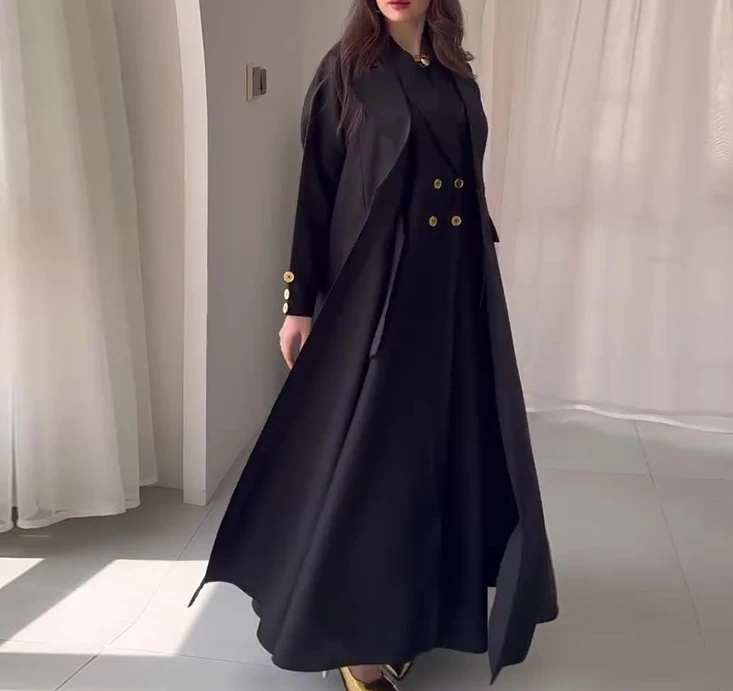 Women's Coat Fashion 2024 Autumn Winter British Style Elegant Commuting Solid Color Lapel Button Long Sleeve Loose Trench Coat
Women's Coat Fashion 2024 Autumn Winter British Style Elegant Commuting Solid Color Lapel Button Long Sleeve Loose Trench Coat