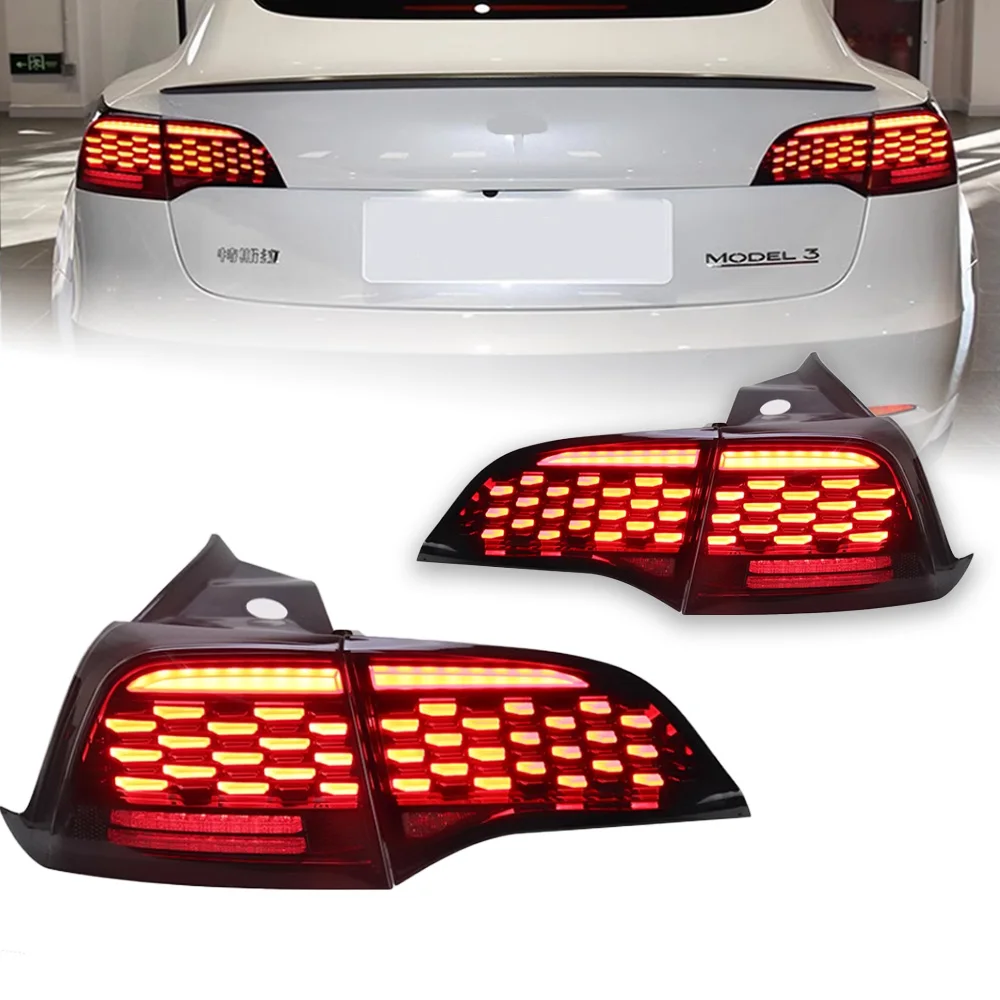 Car Styling Tail Lamp for Tesla Model 3 Tail Lights Model Y LED Tail Light Dynamic Signal DRL Brake Reverse Auto Accessories
Car Styling Tail Lamp for Tesla Model 3 Tail Lights Model Y LED Tail Light Dynamic Signal DRL Brake Reverse Auto Accessories