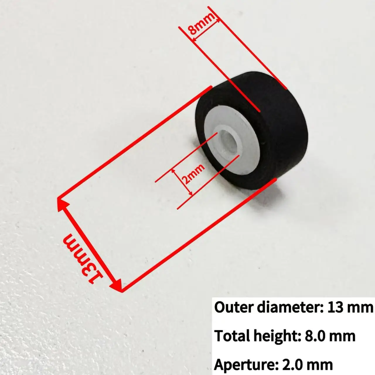 Pinch Roller For Sony TC-WRxoox Cassette Deckrubber Pinch Roller 13mm x 8mm x 2mm
Pinch Roller For Sony TC-WRxoox Cassette Deckrubber Pinch Roller 13mm x 8mm x 2mm