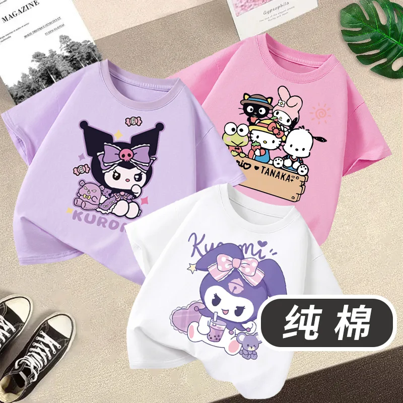 Sanrio Kuromi аниме футболка с короткими рукавами для девочек милая летняя куртка свободная из чистого хлопка в западном стиле 2025 новая популярная мода
Sanrio Kuromi аниме футболка с короткими рукавами для девочек милая летняя куртка свободная из чистого хлопка в западном стиле 2025 новая популярная мода