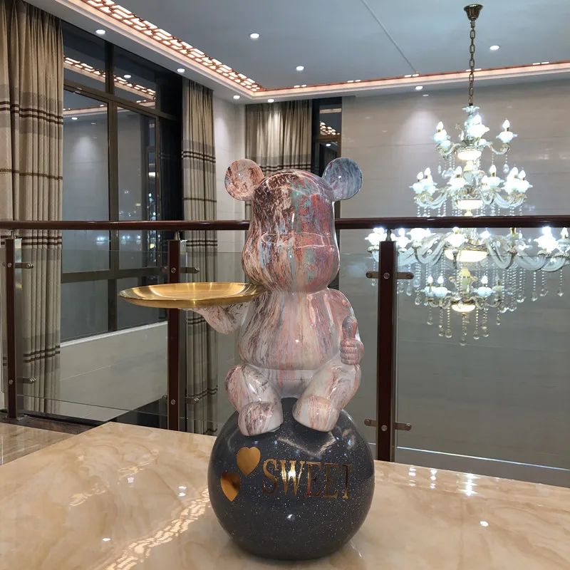 Creative cartoon bear piggy bank living room TV cabinet sofa porch key tray storage ornaments
Creative cartoon bear piggy bank living room TV cabinet sofa porch key tray storage ornaments