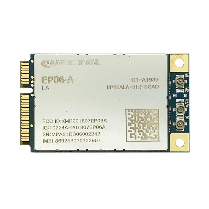 New Original Quectel EP06-A LTE Cat6 MINI PCIE Module With GNSS Receiver For North America 300Mbps
New Original Quectel EP06-A LTE Cat6 MINI PCIE Module With GNSS Receiver For North America 300Mbps