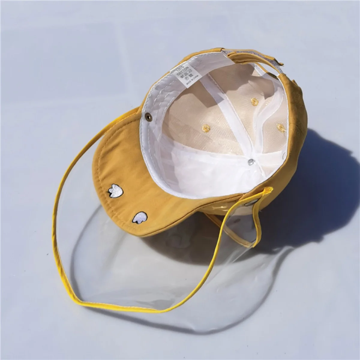 15 шт., детская защитная шапка-капелька, желтая хлопковая бейсболка с козырьком, крышка для лица, уличная защита от солнца, подарок для путешествий, пляжа и отдыха 
15 шт., детская защитная шапка-капелька, желтая хлопковая бейсболка с козырьком, крышка для лица, уличная защита от солнца, подарок для путешествий, пляжа и отдыха