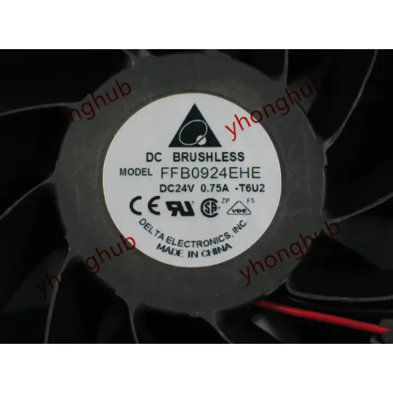 Delta Electronics FFB0924EHE T6U2 DC 24 В 0,75 А 90x90x38 мм Вентилятор охлаждения сервера
Delta Electronics FFB0924EHE T6U2 DC 24 В 0,75 А 90x90x38 мм Вентилятор охлаждения сервера