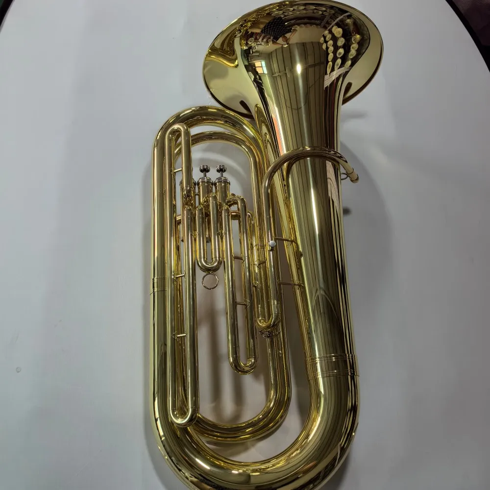 3 Pistons Standard Bb Key Tuba Good Price Perfect Polishing and Surface Precise Pitch
3 Pistons Standard Bb Key Tuba Good Price Perfect Polishing and Surface Precise Pitch