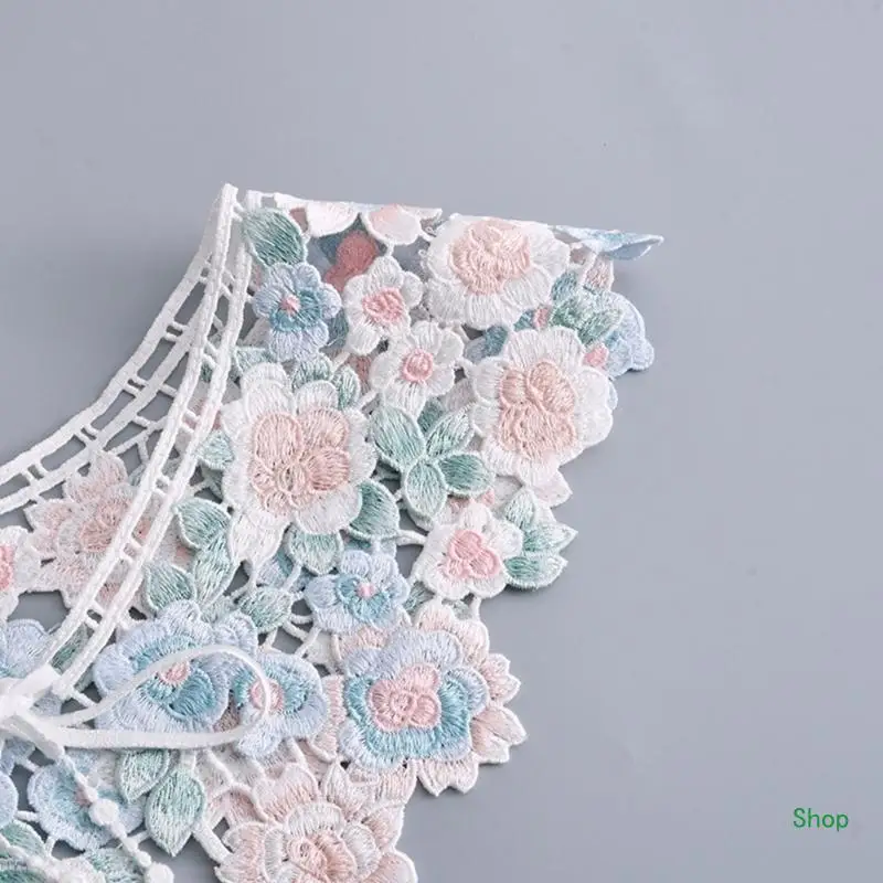 Dropship Women Fairy Colorful Embroidery Floral Faux Collar Lace-Up Ribbon Shawl Scarf
Dropship Women Fairy Colorful Embroidery Floral Faux Collar Lace-Up Ribbon Shawl Scarf