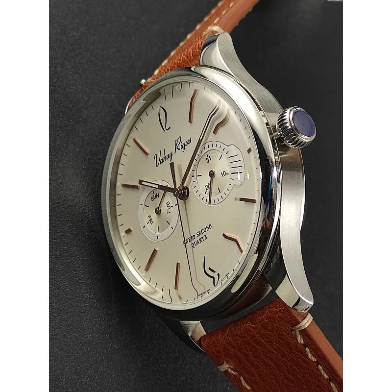 Quartz Watch Movement for VH64 Sweeping Second Hand Week Calendar High Transparency Hardness 6.5 Lug Width 20mm Case 316L Steel
Quartz Watch Movement for VH64 Sweeping Second Hand Week Calendar High Transparency Hardness 6.5 Lug Width 20mm Case 316L Steel