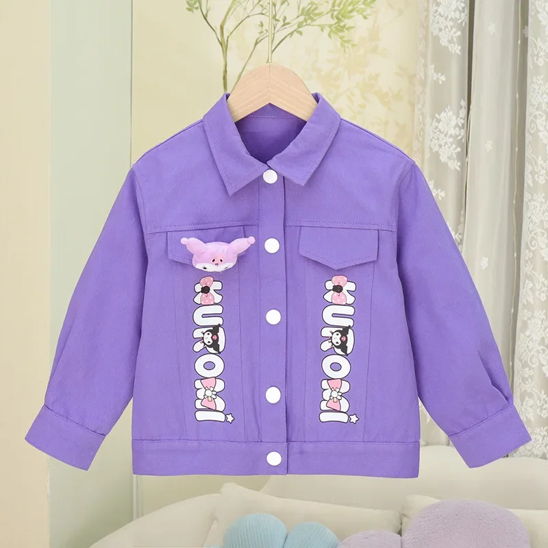2024 New Kuromi Girls Long Sleeve T-Shirt Kawaii Sanrio Anime My Melody Top Cute Cartoon Children Autumn Coat Tide Gift for Kids
2024 New Kuromi Girls Long Sleeve T-Shirt Kawaii Sanrio Anime My Melody Top Cute Cartoon Children Autumn Coat Tide Gift for Kids