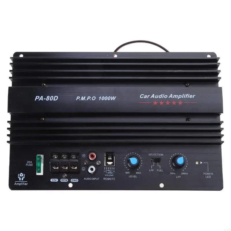 12V 1000W Car Radio Amplifier Board Mono Low Frequencies Power Amplifier Player Powerful Bass Subwoofers Amp Accessories
12V 1000W Car Radio Amplifier Board Mono Low Frequencies Power Amplifier Player Powerful Bass Subwoofers Amp Accessories