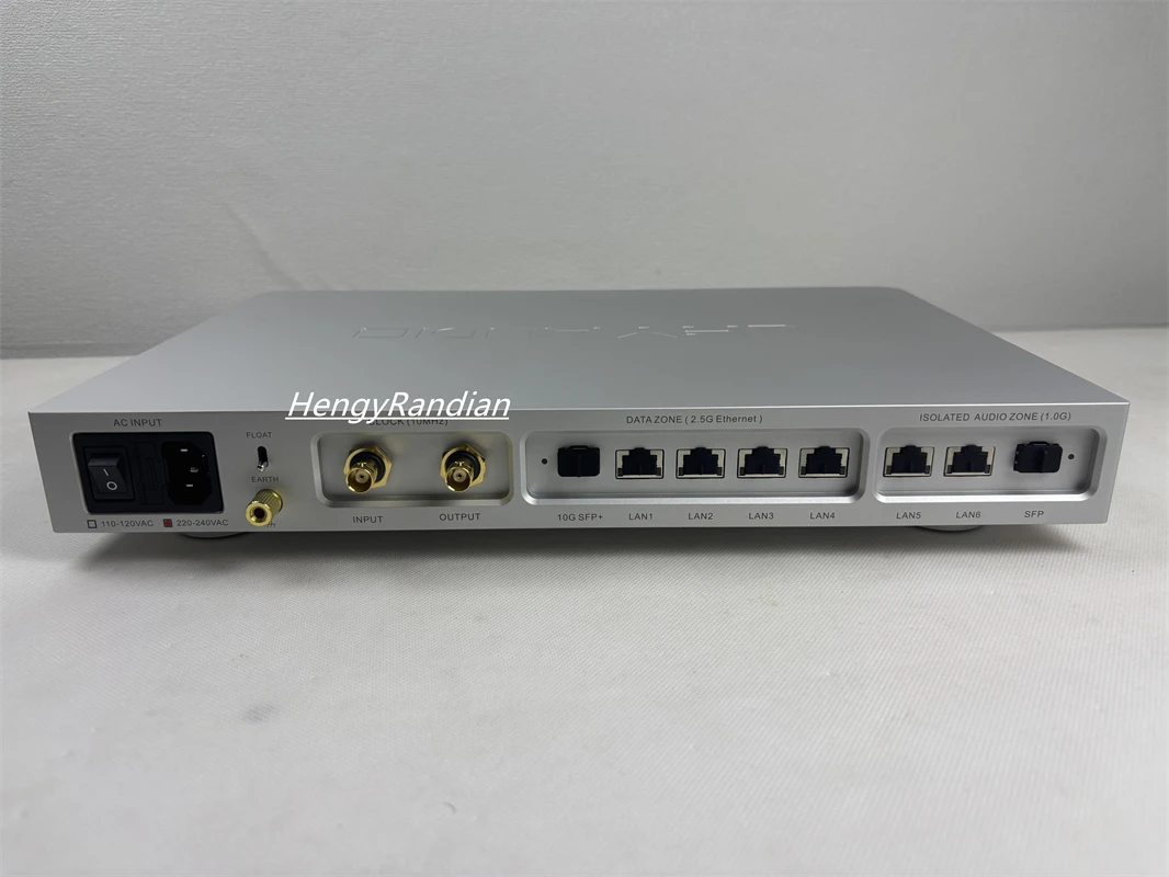 LHY AS8Pro Аудио HIFI-переключатель 2,5G 10G Оптическая изоляция Часы OCXO, 10 Гбит/с, 2,5 Гбит/с, 1000 Мбит/с BNC, SC Cut OCXO
LHY AS8Pro Аудио HIFI-переключатель 2,5G 10G Оптическая изоляция Часы OCXO, 10 Гбит/с, 2,5 Гбит/с, 1000 Мбит/с BNC, SC Cut OCXO