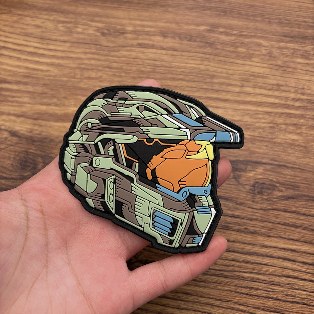A Helmet-Wearing Pattern Pvc Sticker Morale Patch Badge Patch, with a Glow-In-The-Dark Effect, Used for Armbands, Backpacks, and Tactical Vests, Clothing Decoration Embroidery Patch Soft Rubber
A Helmet-Wearing Pattern Pvc Sticker Morale Patch Badge Patch, with a Glow-In-The-Dark Effect, Used for Armbands, Backpacks, and Tactical Vests, Clothing Decoration Embroidery Patch Soft Rubber