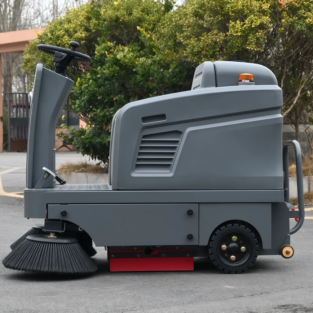 Industrial Ride-on Floor Sweeper for Clearing Leaves, Dust and Debris From Factory Workshops, Warehouses and Roads
Industrial Ride-on Floor Sweeper for Clearing Leaves, Dust and Debris From Factory Workshops, Warehouses and Roads