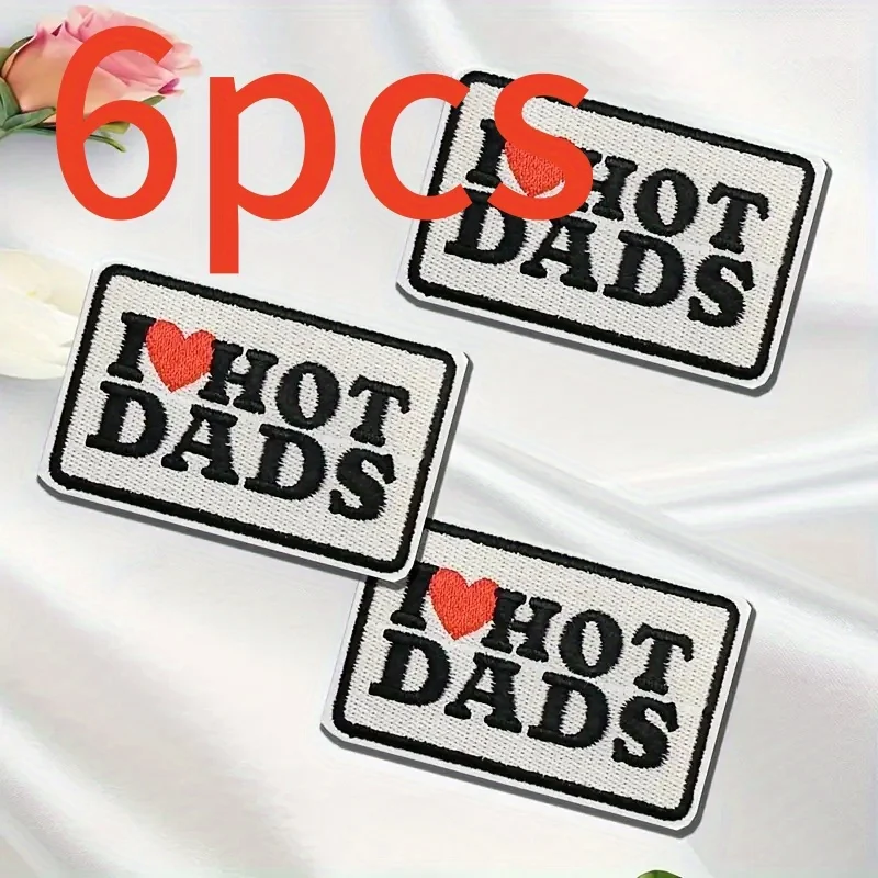6pcs Western Cowboy "I Love Hot Dad" Embroidered Iron-On or Sewable Patches for Clothes, Hats, Bags & DIY Decor Accessories
6pcs Western Cowboy "I Love Hot Dad" Embroidered Iron-On or Sewable Patches for Clothes, Hats, Bags & DIY Decor Accessories