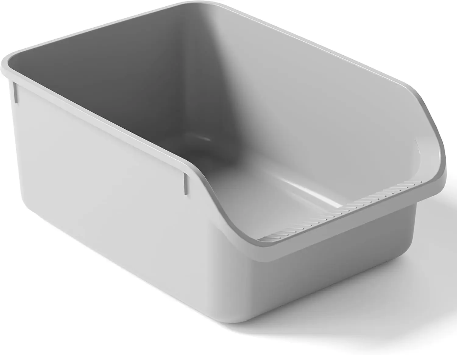 High-Sided Anti-Splashing Cat Litter Box for Indoor Cats with Low Entry, Grey
High-Sided Anti-Splashing Cat Litter Box for Indoor Cats with Low Entry, Grey