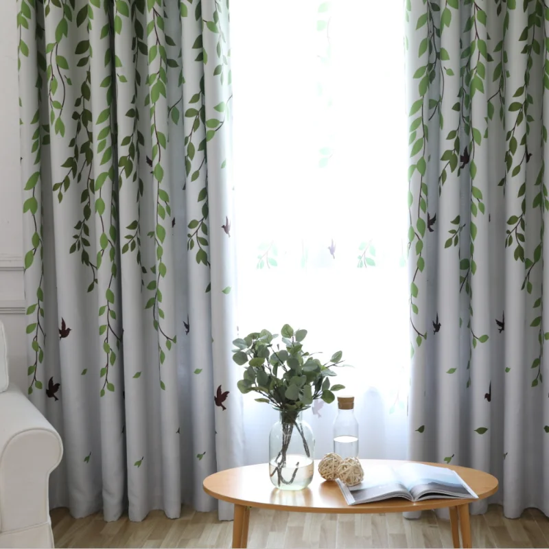 American Modern Simplicity Curtains for Living Room Bedroom Dining Room Fresh Green Countryside Style Printed Blackout Curtains
American Modern Simplicity Curtains for Living Room Bedroom Dining Room Fresh Green Countryside Style Printed Blackout Curtains