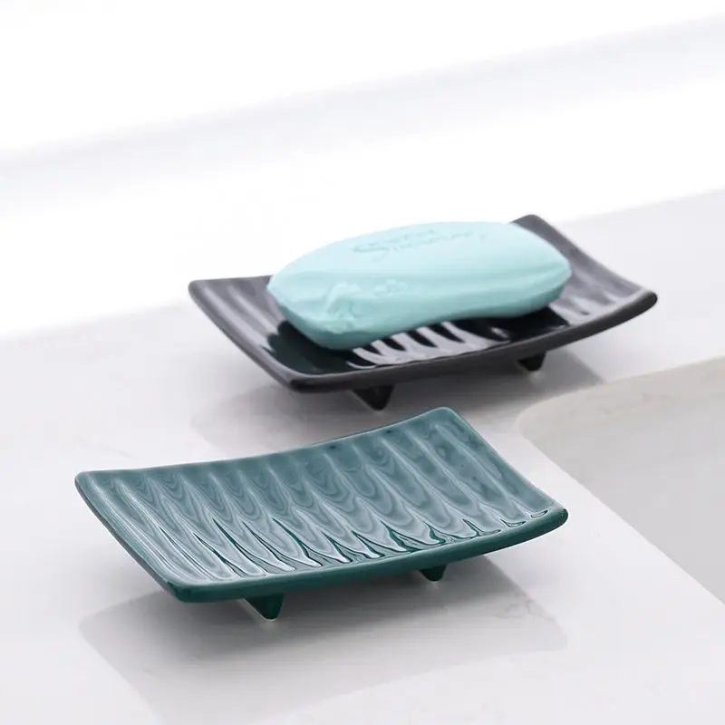 Soap Dish NEW Creative Rectangular Ceramic Hotel Minimalist Drain Rack Home Toilet Bathroom Accessories Waterproof Storage Rack
Soap Dish NEW Creative Rectangular Ceramic Hotel Minimalist Drain Rack Home Toilet Bathroom Accessories Waterproof Storage Rack