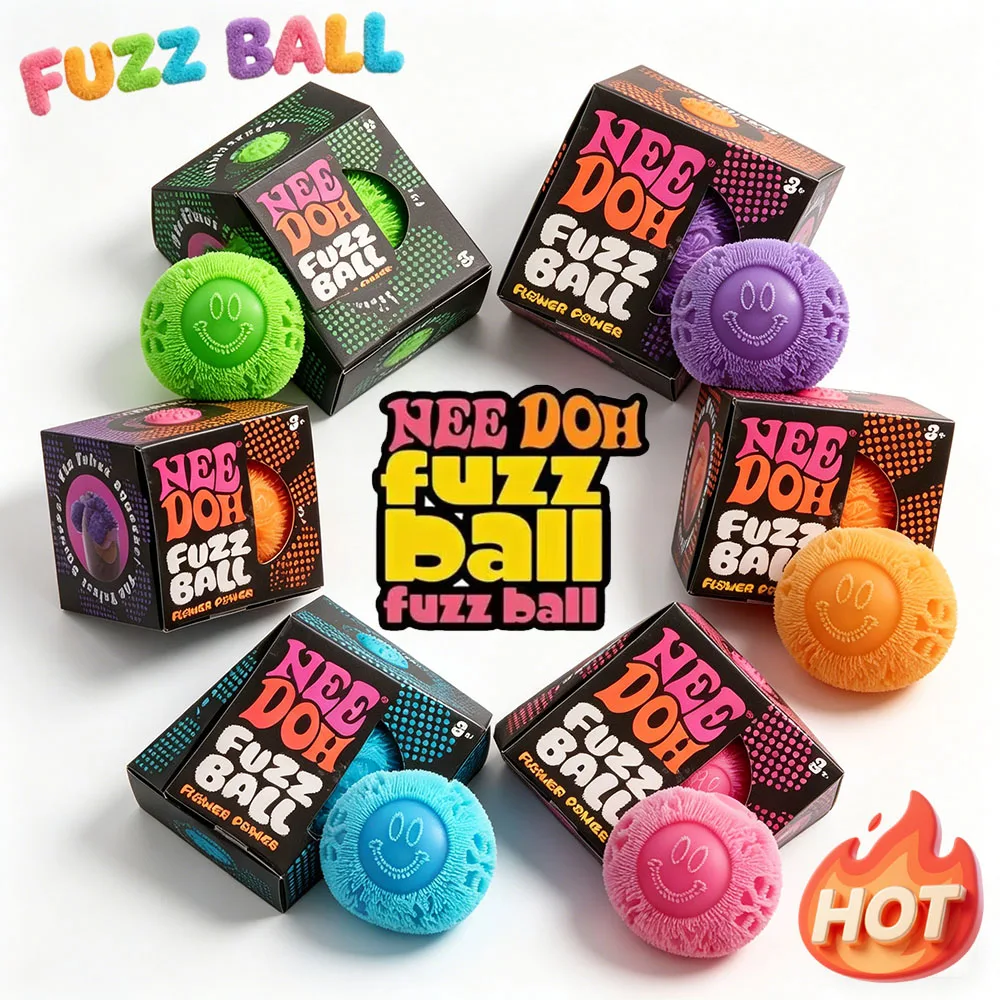 Nee Doh Fuzz Ball Series Desktop decompress Ornament Stress Relief Toys blind box for Under Pressure Fun Soft Stress Ball gifts
Nee Doh Fuzz Ball Series Desktop decompress Ornament Stress Relief Toys blind box for Under Pressure Fun Soft Stress Ball gifts