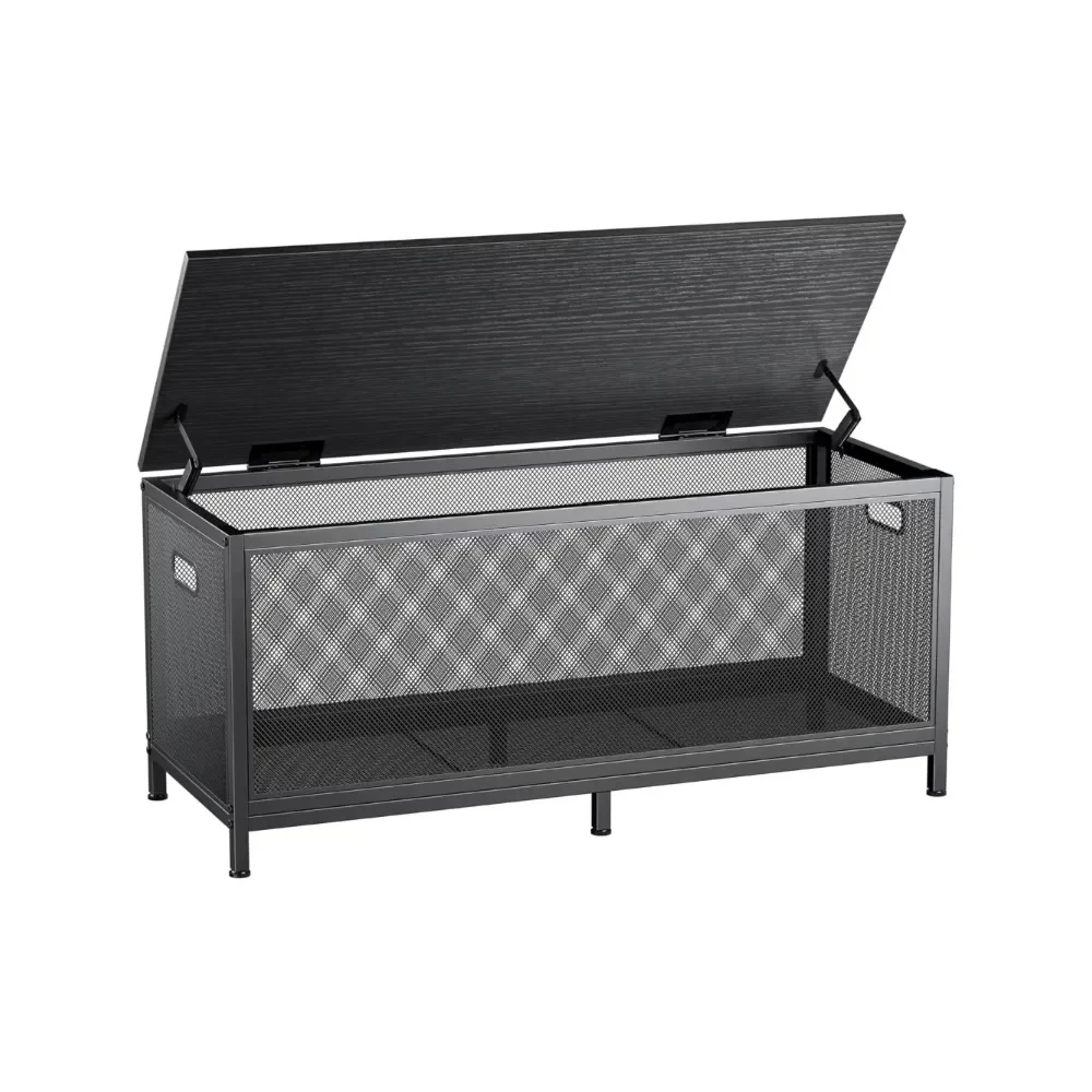Storage bench with safety hinges, coffee table, wooden metal frame, easy assembly, shoe storage bench for bedroom, living room
Storage bench with safety hinges, coffee table, wooden metal frame, easy assembly, shoe storage bench for bedroom, living room