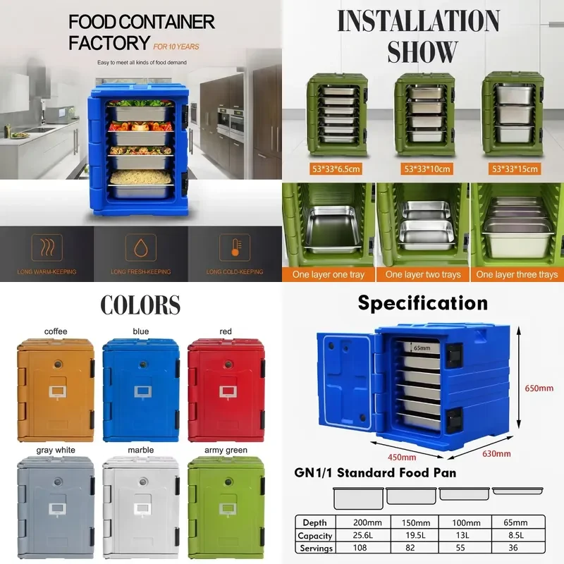 PE Material Heavy Cooler Box Insulated Food Container with Wheels Stackable Thermal Carrier for Restaurant Kitchen
PE Material Heavy Cooler Box Insulated Food Container with Wheels Stackable Thermal Carrier for Restaurant Kitchen