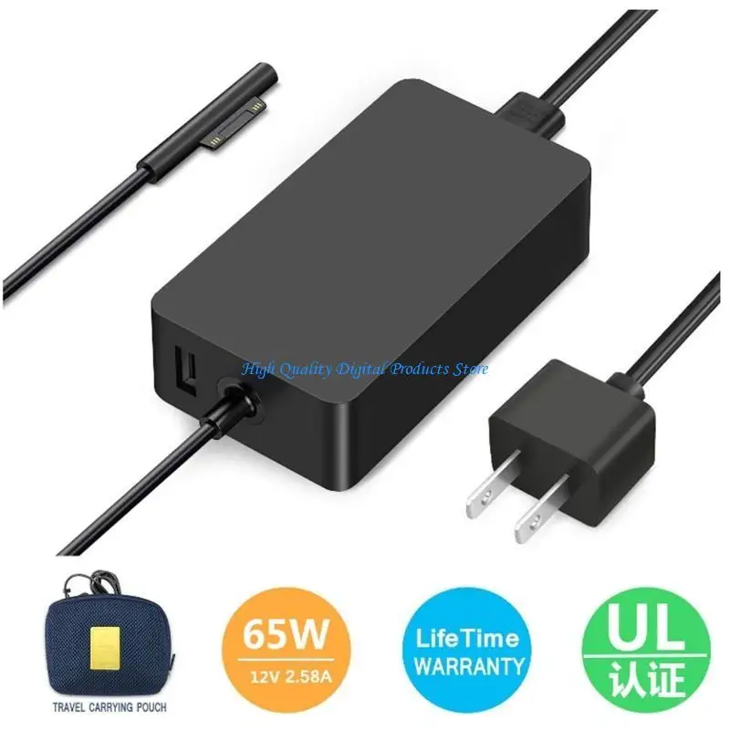 U2JE 65W Laptop Power Adapter for Surface with USB Notebook Power Supply
U2JE 65W Laptop Power Adapter for Surface with USB Notebook Power Supply
