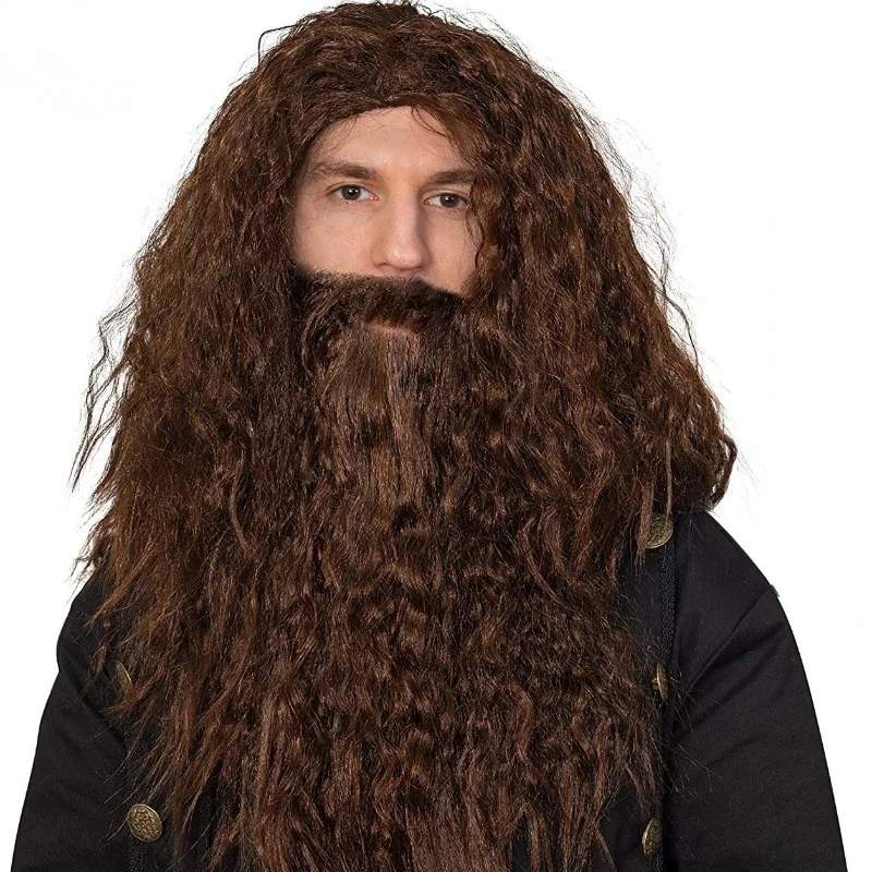 Серый комплект парика и бороды для косплея Gandalf the Grey, каштановые длинные вьющиеся волосы с усами для Lord of the Rings
Серый комплект парика и бороды для косплея Gandalf the Grey, каштановые длинные вьющиеся волосы с усами для Lord of the Rings