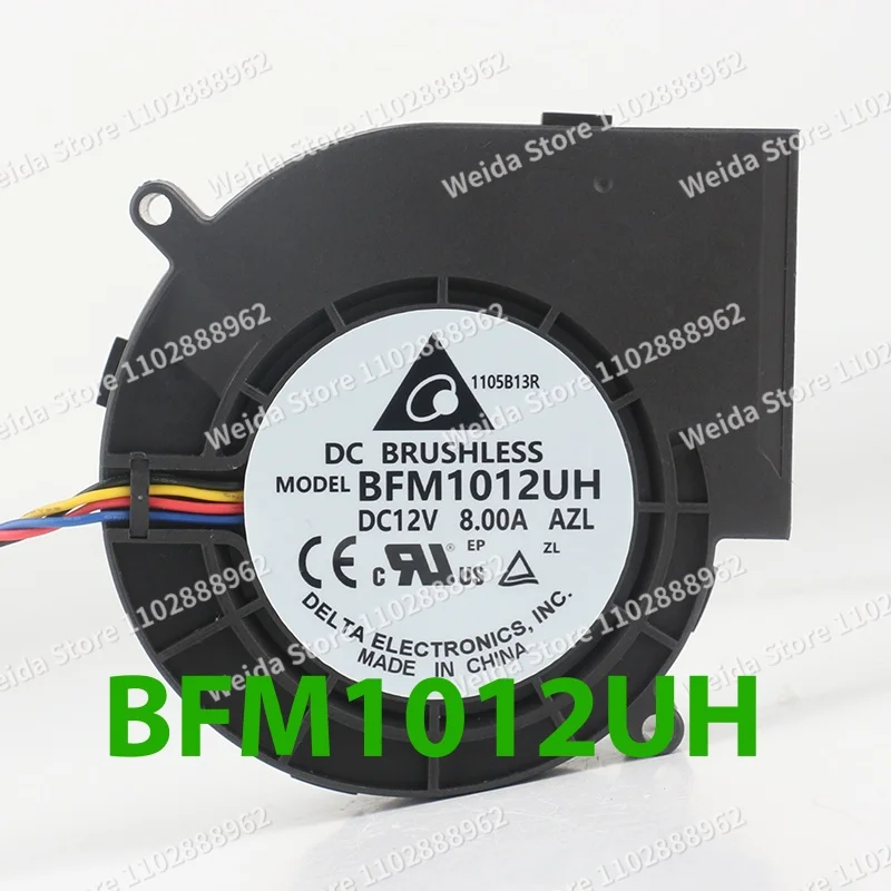 Delta BFM1012UH 5V 24V 48V DC12V 8.00A 4-wire temperature control violent turbine blowerAC EC 9733 97X94X33MM 9.7CM cooling fan
Delta BFM1012UH 5V 24V 48V DC12V 8.00A 4-wire temperature control violent turbine blowerAC EC 9733 97X94X33MM 9.7CM cooling fan