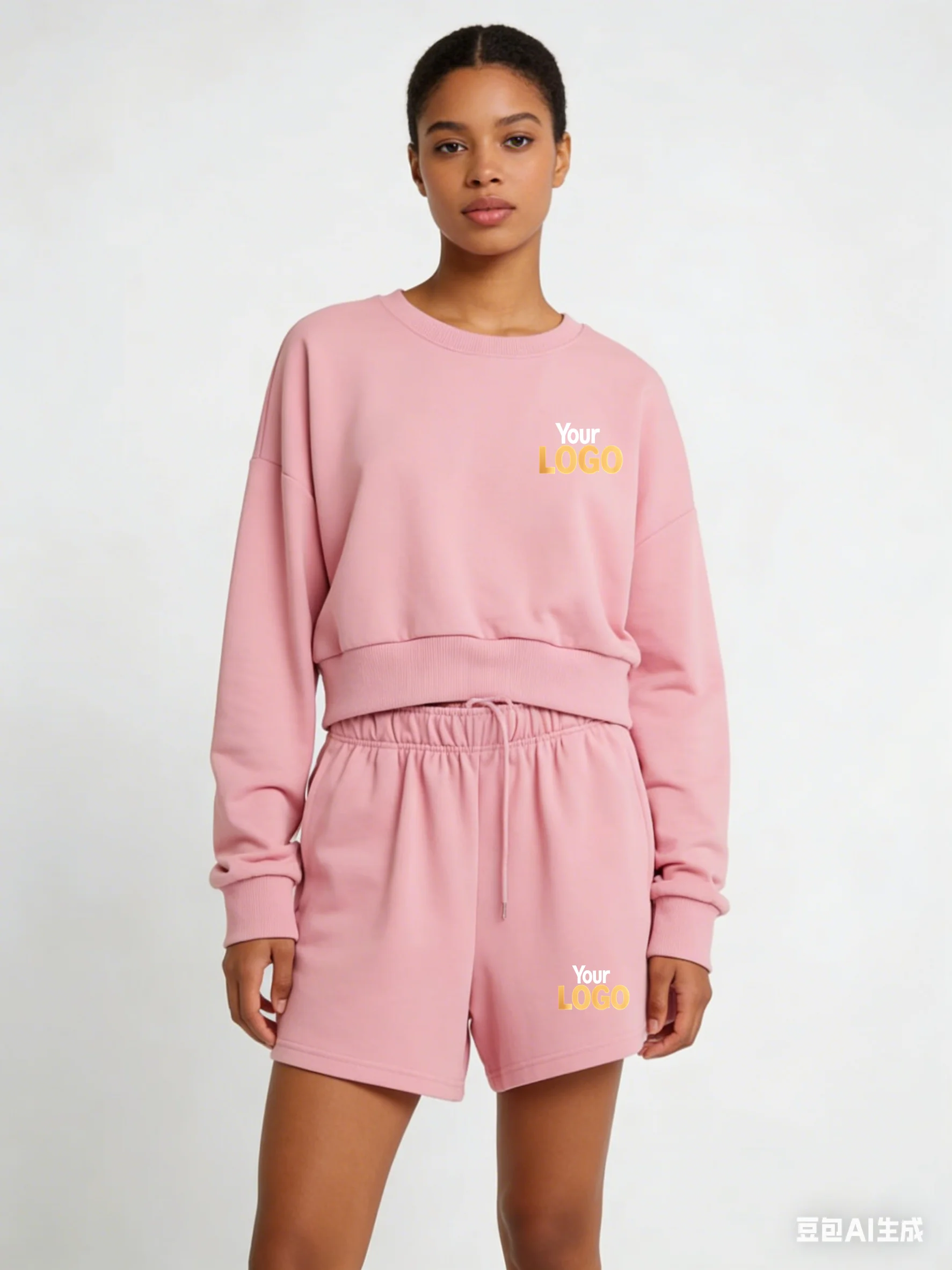 Women's two-piece solid color sportswear custom icon shorts high waisted drawstring loose casual slight elasticity
Women's two-piece solid color sportswear custom icon shorts high waisted drawstring loose casual slight elasticity