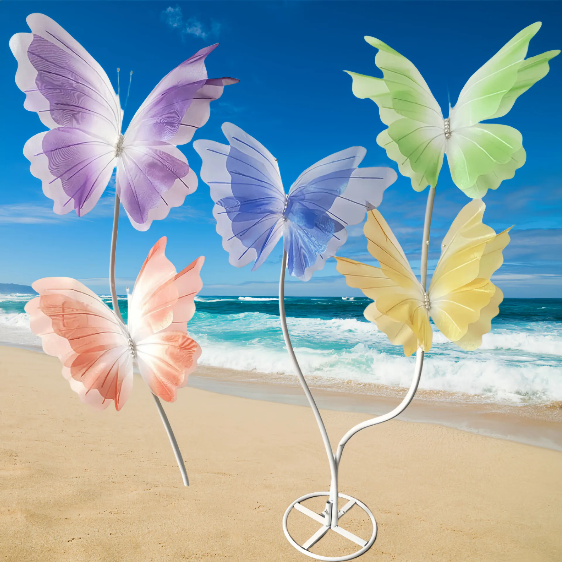 New Symphony Butterfly Gauze Wedding Decoration Flower Artificial Flower Simulation Craft Color Silk Butterfly
New Symphony Butterfly Gauze Wedding Decoration Flower Artificial Flower Simulation Craft Color Silk Butterfly