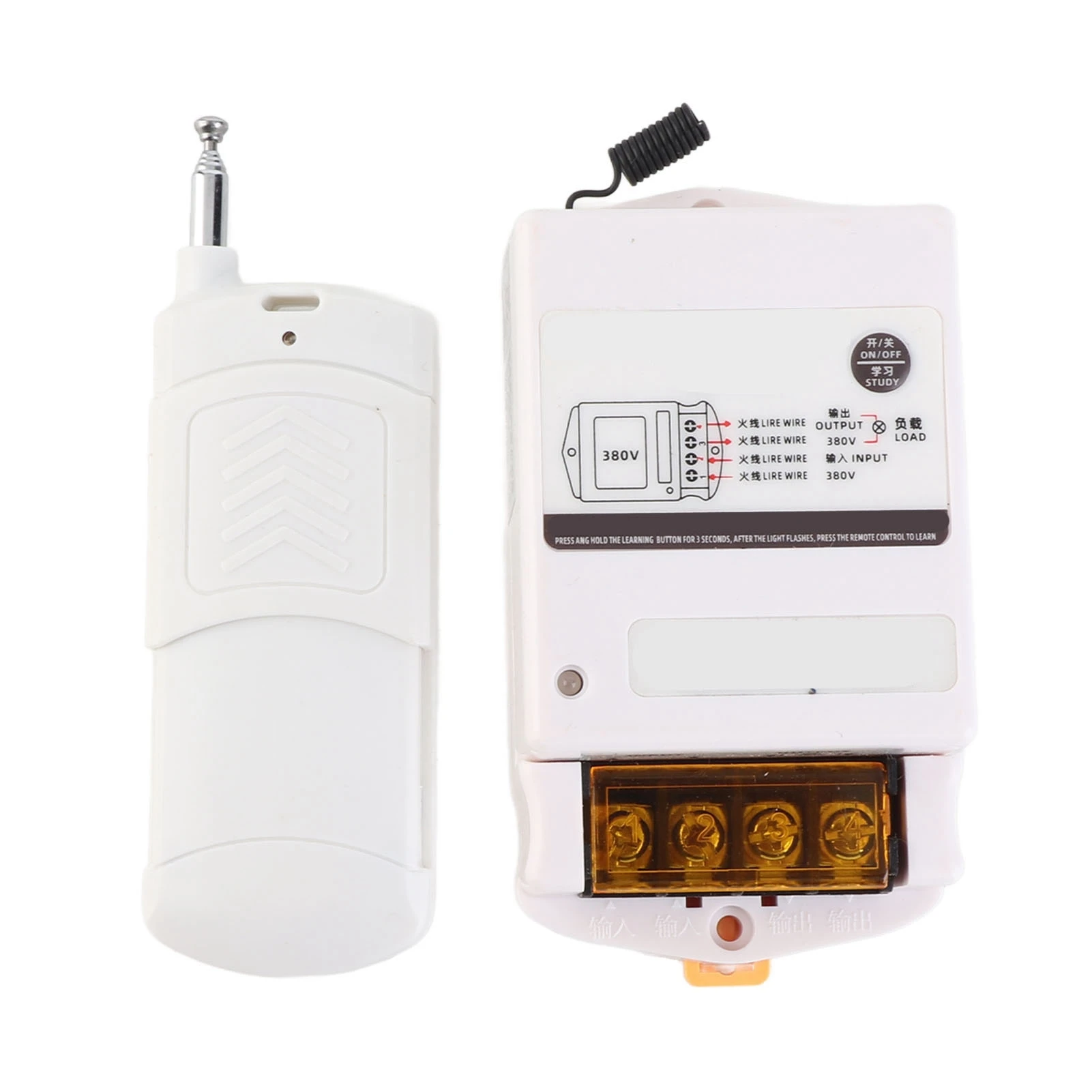 BERM Remote Control Switch Wireless RF Long Range Smart Learning Type for Water Pump AC 380V
BERM Remote Control Switch Wireless RF Long Range Smart Learning Type for Water Pump AC 380V