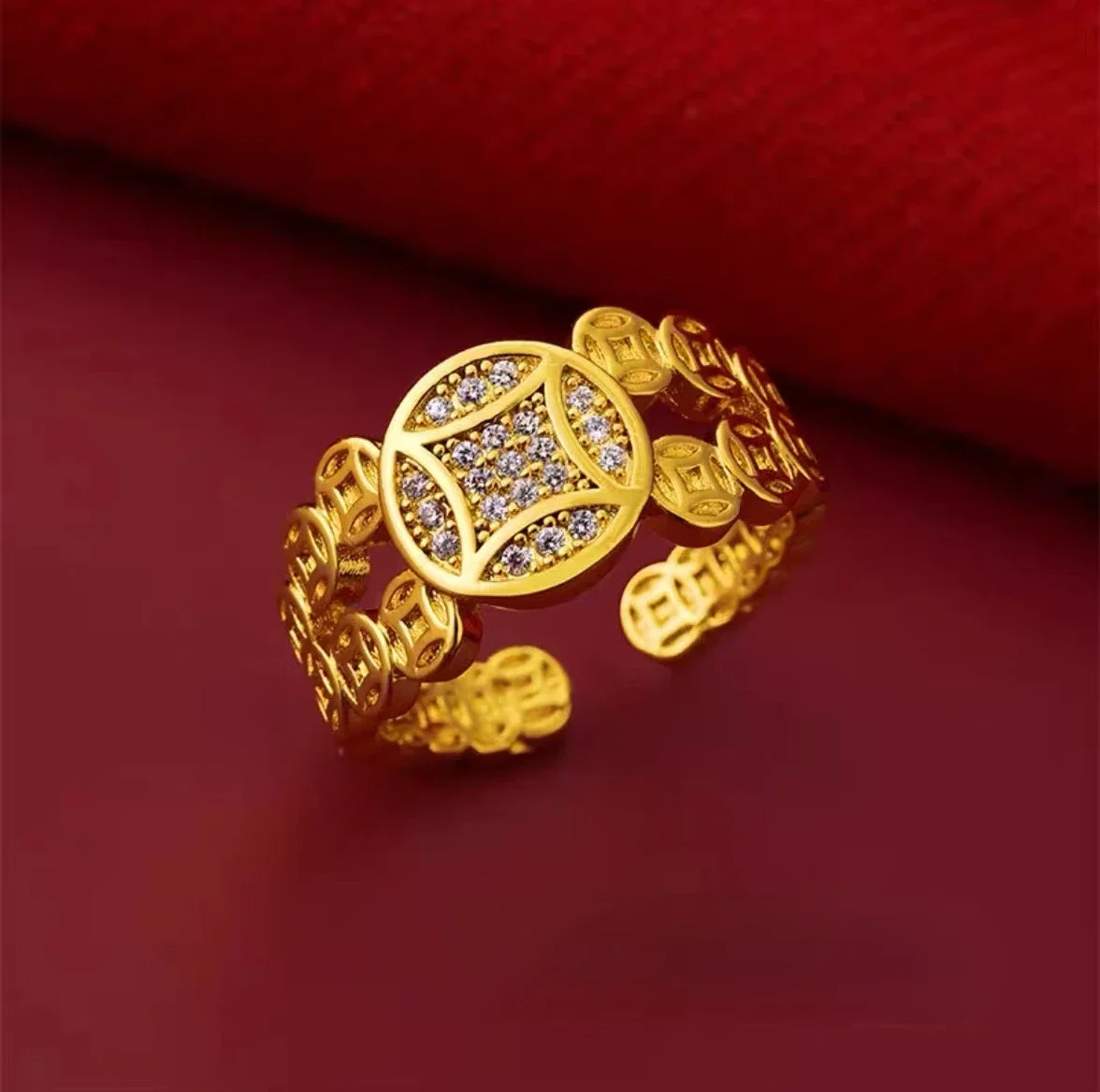 Personalized Mosang Stone Open Adjustable Ring Real k Yellow Gold Color Money Ring for Men Bro Father Jewelry Gifts
Personalized Mosang Stone Open Adjustable Ring Real k Yellow Gold Color Money Ring for Men Bro Father Jewelry Gifts