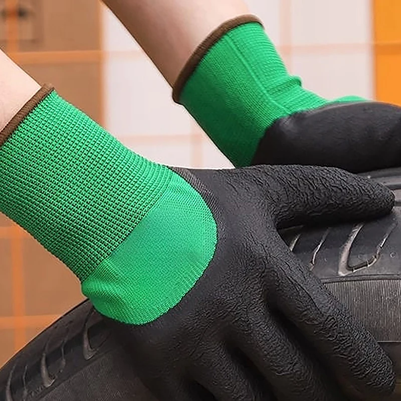 1 Pair Super Grip Working Gloves Rubber Coated Anti-Slip Waterproof Wear-Resistant Garden Gloves For Garden Repairing Builder
1 Pair Super Grip Working Gloves Rubber Coated Anti-Slip Waterproof Wear-Resistant Garden Gloves For Garden Repairing Builder