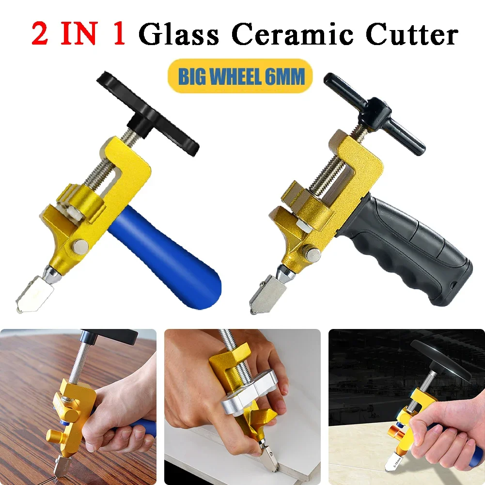 1-5PCS Glass Ceramic Tile Cutter Professional 2 In 1 Manual Tile Cutter with Knife Wheel Diamond Cutting Hand Tools
1-5PCS Glass Ceramic Tile Cutter Professional 2 In 1 Manual Tile Cutter with Knife Wheel Diamond Cutting Hand Tools
