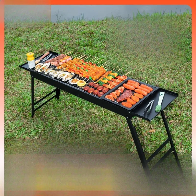 Barbecue Grill Household Barbecue Grill Camping Outdoor Height Grill Stainless Steel Folding Stove Charcoal Shelf
Barbecue Grill Household Barbecue Grill Camping Outdoor Height Grill Stainless Steel Folding Stove Charcoal Shelf
