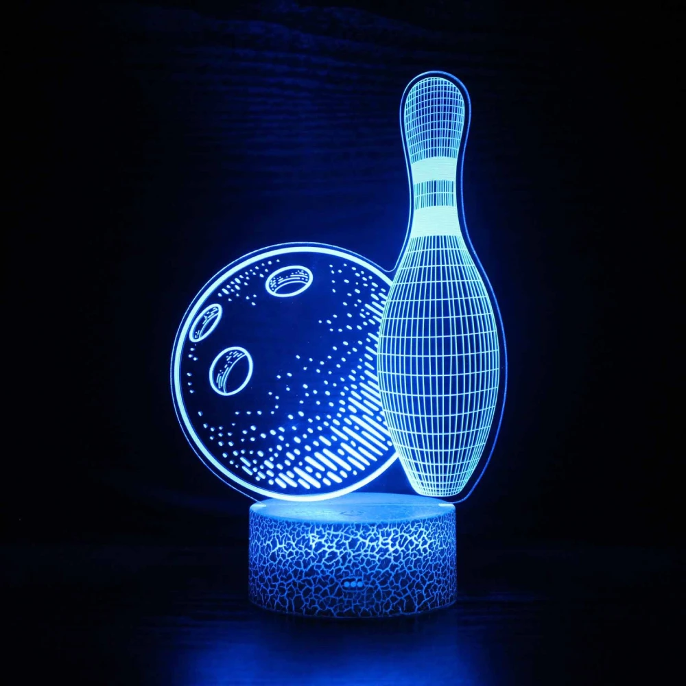 Nighdn Acrylic 3D Bowling Illusion Lamp LED Night Light Colorful Bedroom Nightlight Bar Home Decor Birthday Gift for Kids Men
Nighdn Acrylic 3D Bowling Illusion Lamp LED Night Light Colorful Bedroom Nightlight Bar Home Decor Birthday Gift for Kids Men