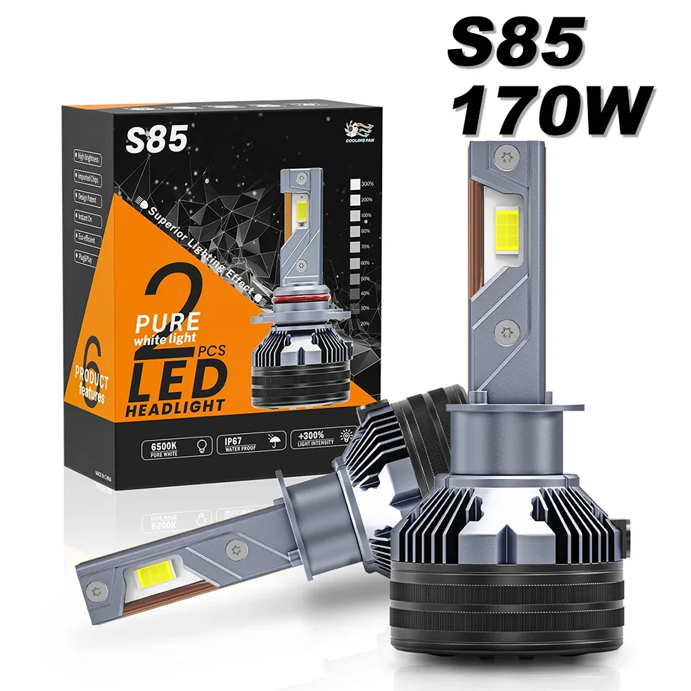 Ultra-High Quality K5C Upgraded Version S85 H1 H11 H8 H4 H7 LED Car Headlights with Copper Tube 170W Canbus 9005 9006 HB3 HB4
Ultra-High Quality K5C Upgraded Version S85 H1 H11 H8 H4 H7 LED Car Headlights with Copper Tube 170W Canbus 9005 9006 HB3 HB4
