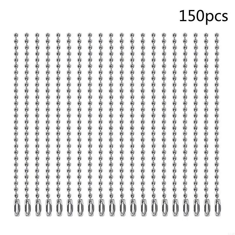 Pack of 150 Ball Bead Chain Nickel Plated Ball Chain Necklace 1.5mm Bead Adjustable Pull Chain Extension Beaded Chain
Pack of 150 Ball Bead Chain Nickel Plated Ball Chain Necklace 1.5mm Bead Adjustable Pull Chain Extension Beaded Chain