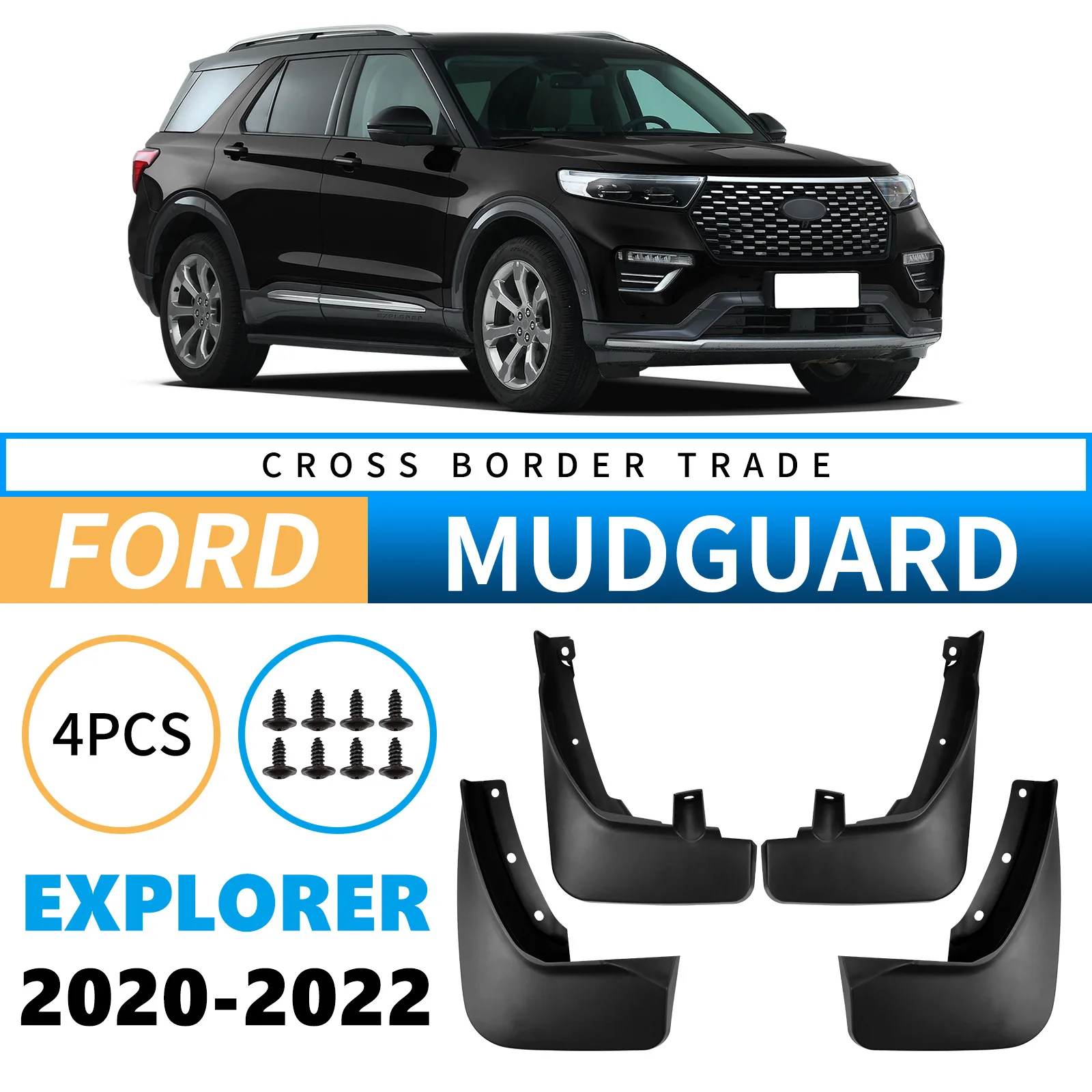 Mud Flaps Splash Guards Fender Mudguard or Ford Explorer 2020-2022 Thick Rubber Anti Mud Anti Splash Protection Parts
Mud Flaps Splash Guards Fender Mudguard or Ford Explorer 2020-2022 Thick Rubber Anti Mud Anti Splash Protection Parts