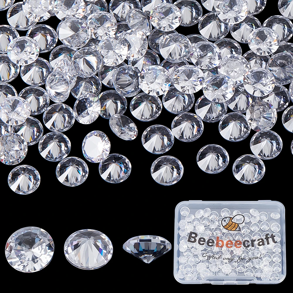 Cubic Zirconia Cabochons Grade A Faceted Clear 6x4mm 100pcs
Cubic Zirconia Cabochons Grade A Faceted Clear 6x4mm 100pcs