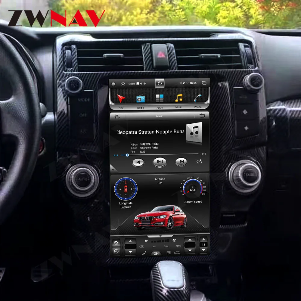 Android 10 для Toyota 4runner 2009 -2019 вертикальный экран Tesla IPS автомобильный мультимедийный плеер Навигация Аудио Радио Стерео головное устройство
Android 10 для Toyota 4runner 2009 -2019 вертикальный экран Tesla IPS автомобильный мультимедийный плеер Навигация Аудио Радио Стерео головное устройство