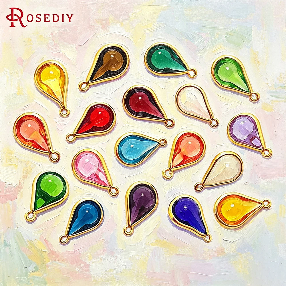 10PCS 18K Gold Color Brass Drop Shape Charms Pendants Necklace Earrings High Quality Diy Jewelry Making Accessories
10PCS 18K Gold Color Brass Drop Shape Charms Pendants Necklace Earrings High Quality Diy Jewelry Making Accessories