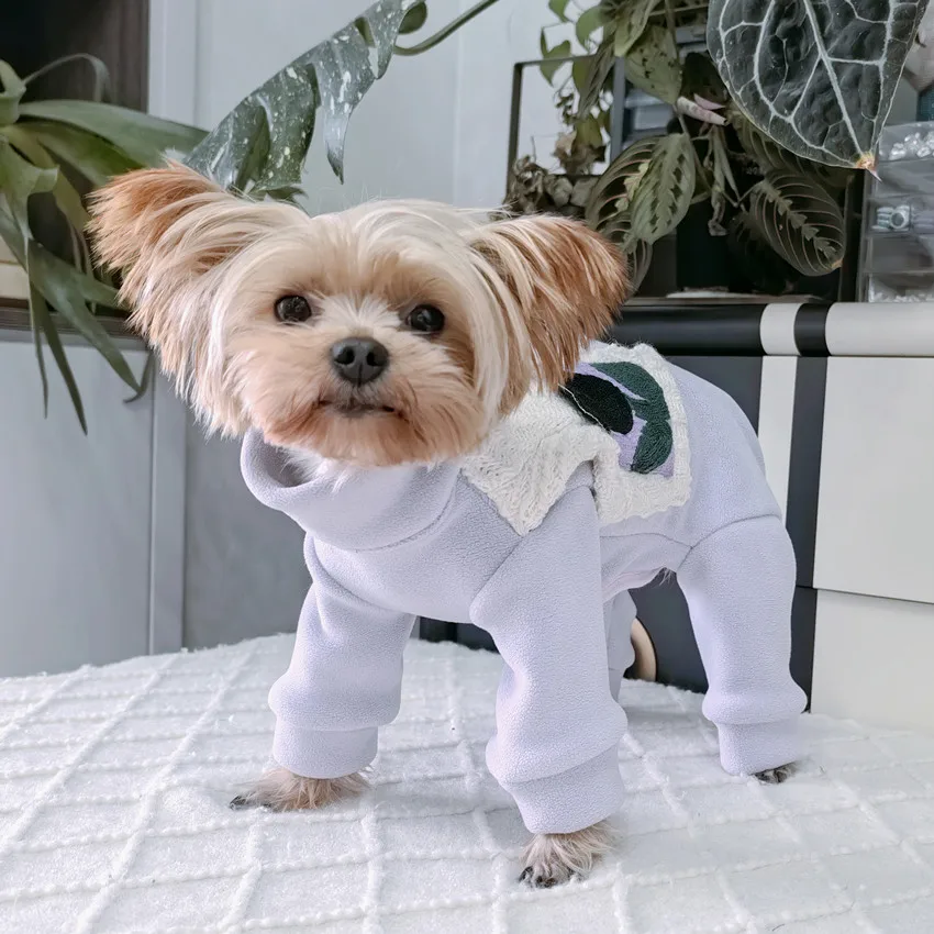 Осенне-зимняя одежда для собак, теплые толстые хлопковые плюшевые комбинезоны с запахом на четырех фута для маленьких и средних собак, комбинезоны с пуделем и щенком
Осенне-зимняя одежда для собак, теплые толстые хлопковые плюшевые комбинезоны с запахом на четырех фута для маленьких и средних собак, комбинезоны с пуделем и щенком