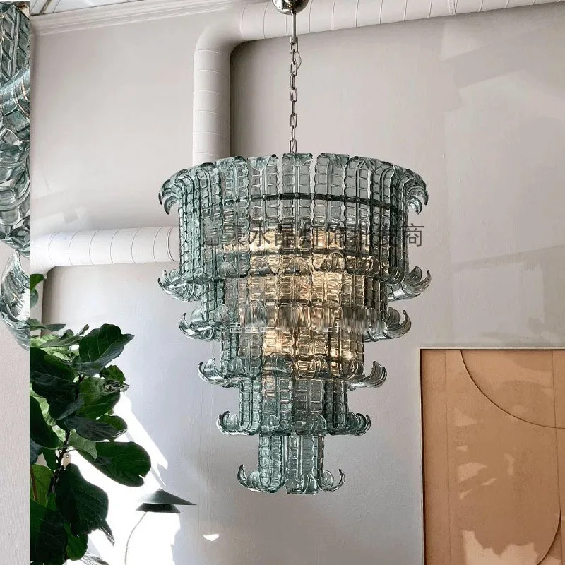 French American Italian Light Luxury Palm Leaf Art Decoration Glass Living Room Pendant Light Dining Room Pendant Light Villa
French American Italian Light Luxury Palm Leaf Art Decoration Glass Living Room Pendant Light Dining Room Pendant Light Villa