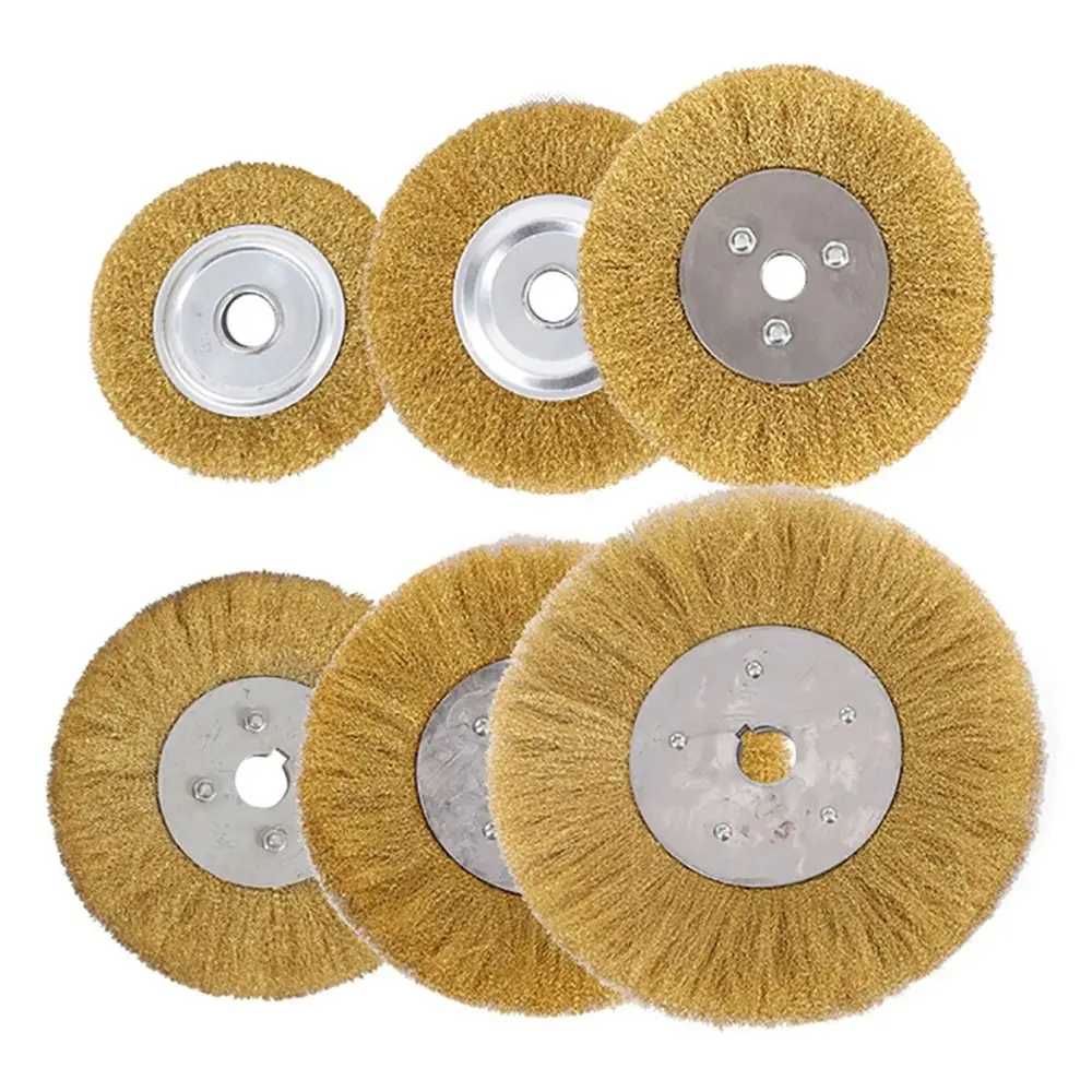 1 шт., плоское колесо из медной проволоки для настольной шлифовальной машины 100/125/150 мм, щетка из чистой латуни, абразивный инструмент для полировки металла
1 шт., плоское колесо из медной проволоки для настольной шлифовальной машины 100/125/150 мм, щетка из чистой латуни, абразивный инструмент для полировки металла
