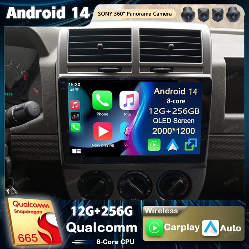 Android 14 Carplay Car Radio For Dodge Caliber I 2007 - 2010 Multimedia Video Player Navigation GPS Stereo 2Din DVD Head Unit BT
Android 14 Carplay Car Radio For Dodge Caliber I 2007 - 2010 Multimedia Video Player Navigation GPS Stereo 2Din DVD Head Unit BT