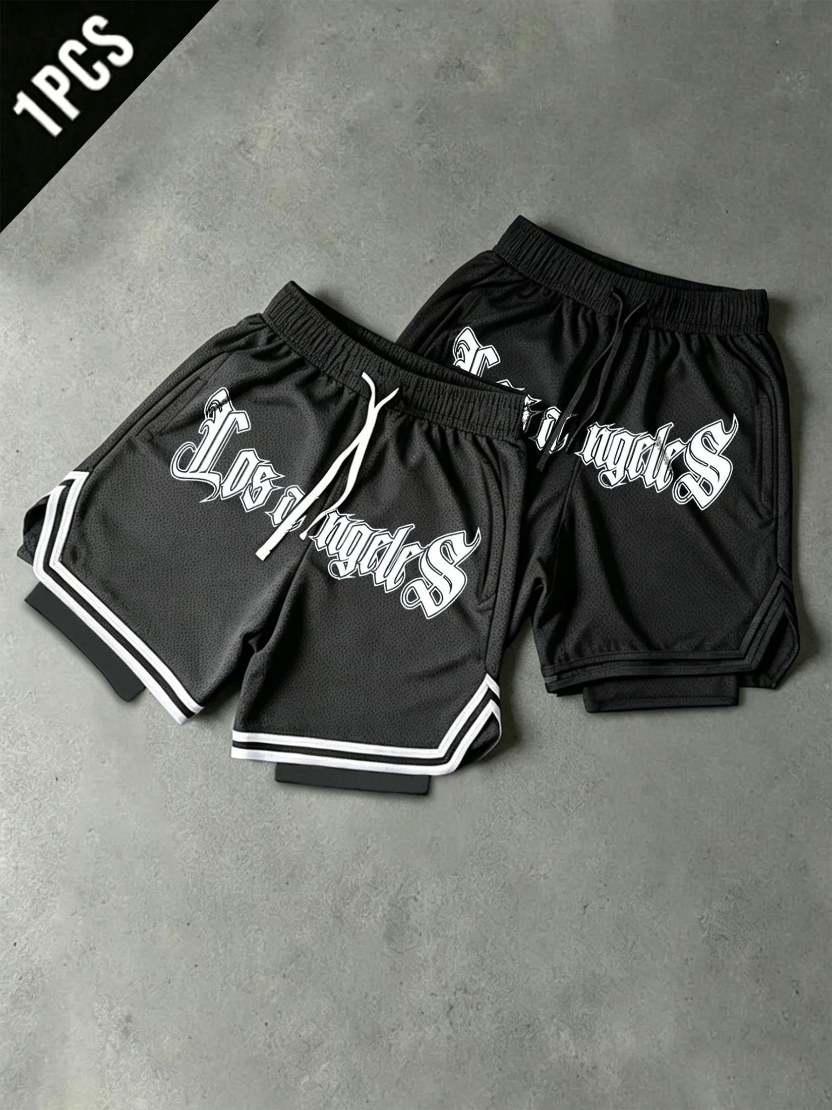 1PCSMen's Quick Dry 2-in-1 Sports Shorts with Liner Elastic Drawstring Breathable Mesh 3 Styless Available for Running & Workout
1PCSMen's Quick Dry 2-in-1 Sports Shorts with Liner Elastic Drawstring Breathable Mesh 3 Styless Available for Running & Workout