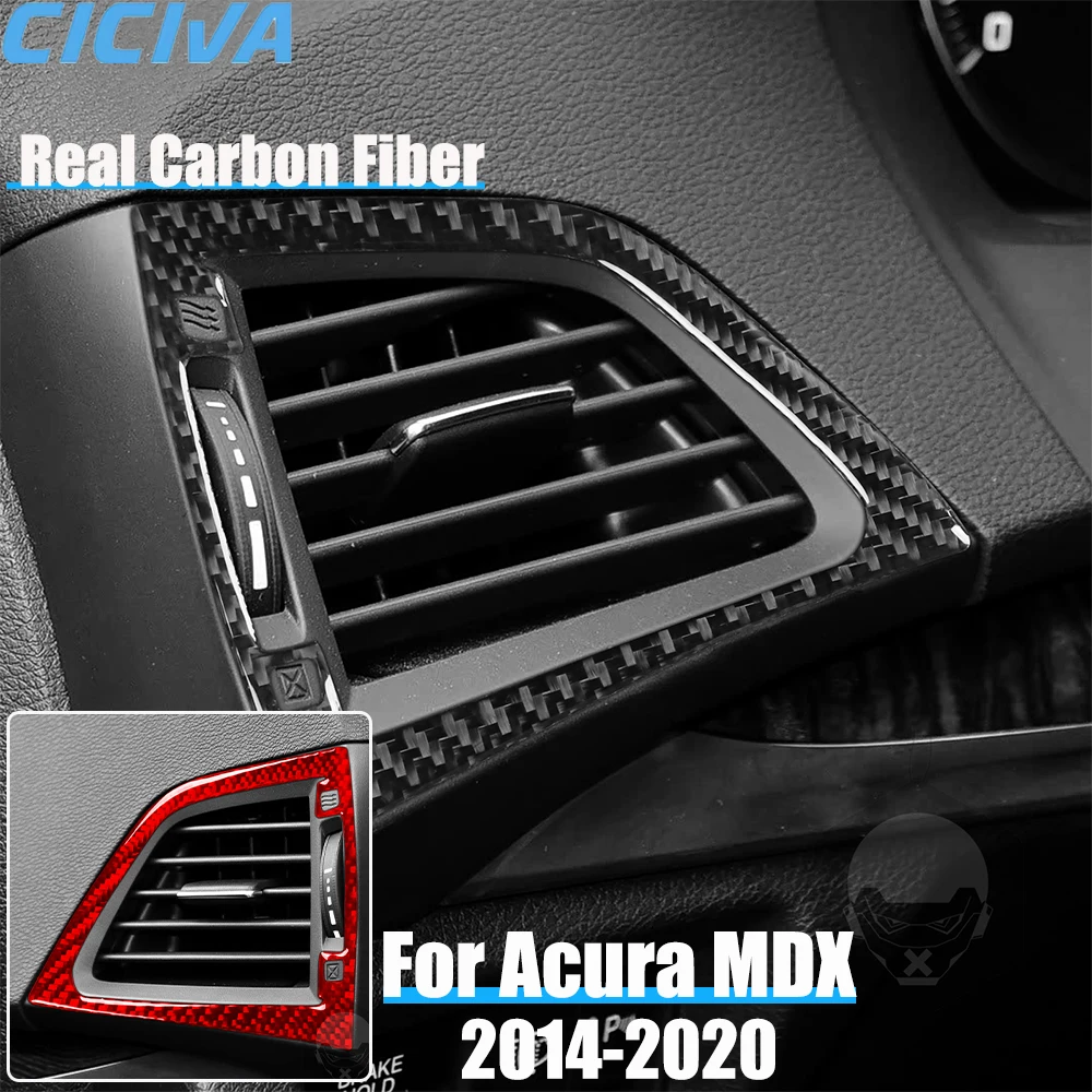 Real Carbon Fiber Car Accessories Dashboard Side Air Vent Cover Soft Sticker For Acura MDX 2014 2015 2016 2017 2018 2019 2020
Real Carbon Fiber Car Accessories Dashboard Side Air Vent Cover Soft Sticker For Acura MDX 2014 2015 2016 2017 2018 2019 2020