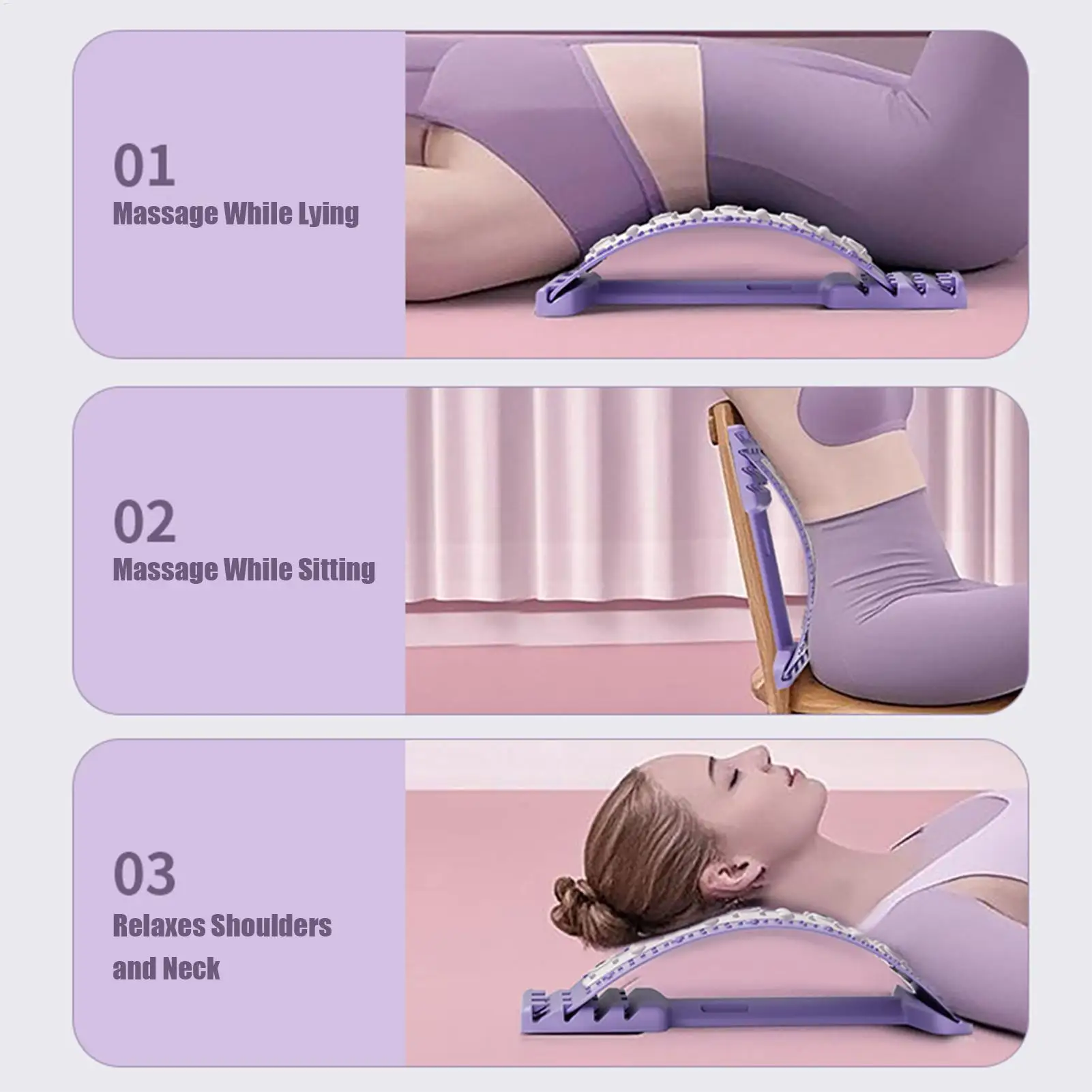 Поясничные носилки, 4-уровневая регулируемая поясничная массажная доска, крекер для нижней и верхней части спины для женщин, мужчин, взрослых, спортсменов, начинающих
Поясничные носилки, 4-уровневая регулируемая поясничная массажная доска, крекер для нижней и верхней части спины для женщин, мужчин, взрослых, спортсменов, начинающих