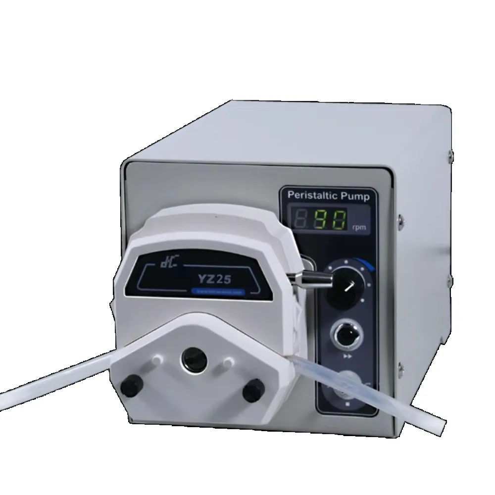 High precision digital display speed regulation stepper motor peristaltic dosing pump hose pump
High precision digital display speed regulation stepper motor peristaltic dosing pump hose pump